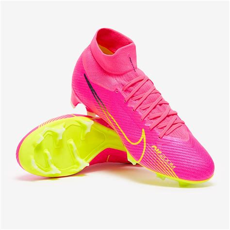 nike mercurial superfly fg fußballschuhe weiß volt pink schwarz|nike mercurial fußballschuhe.